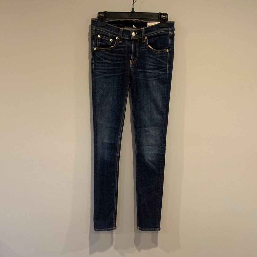 rag & bone Dark Indigo Skinny Jeans